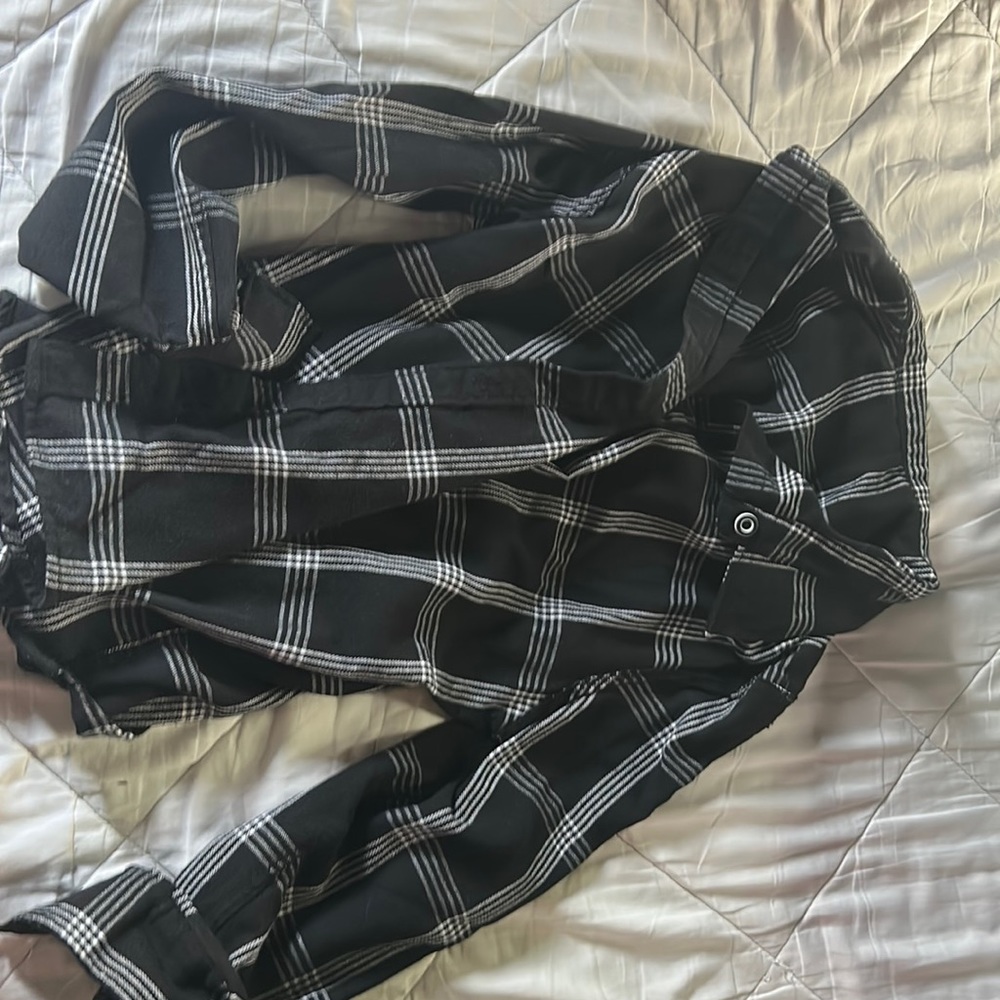 Black and white flannel